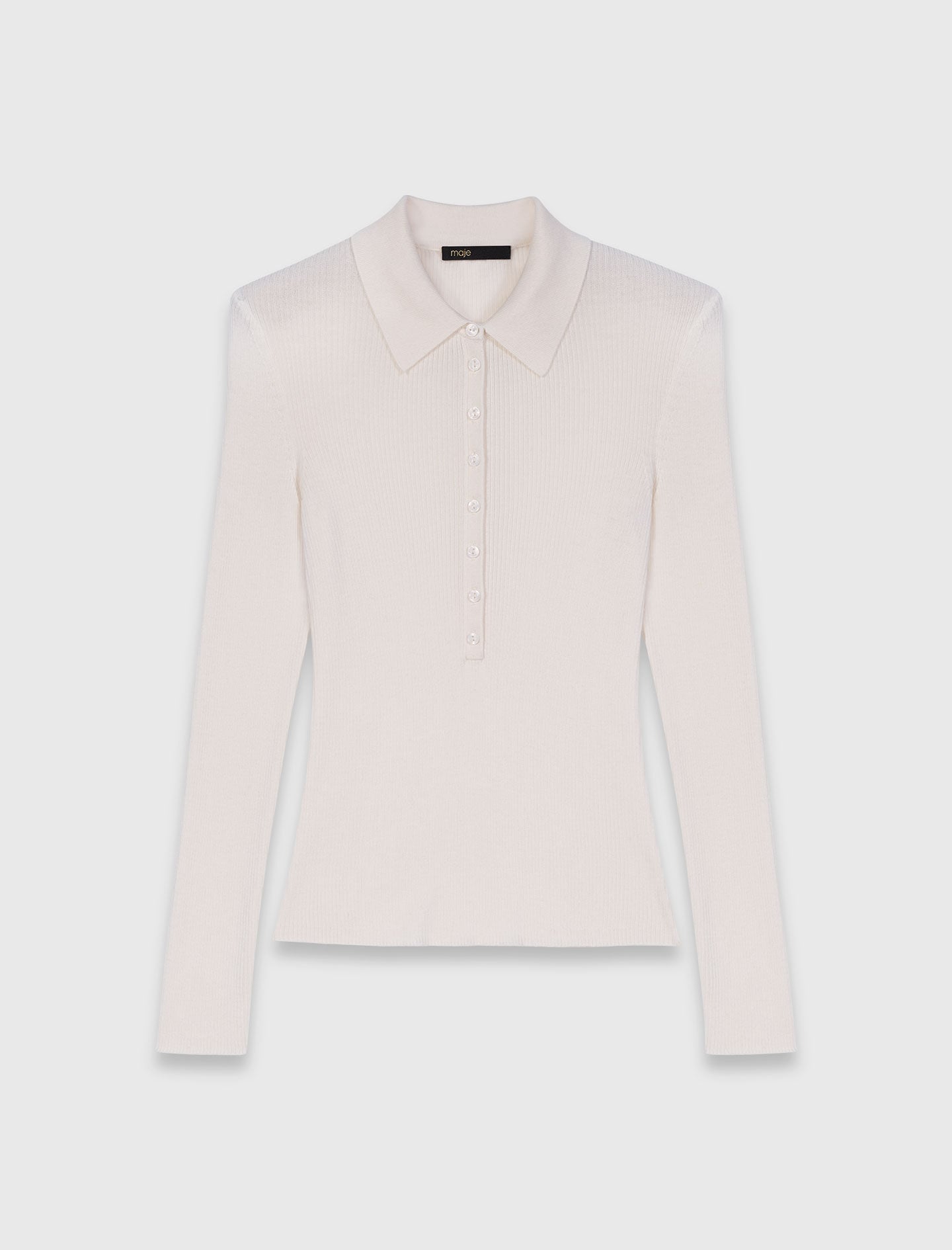 Ribbed polo jumper 6