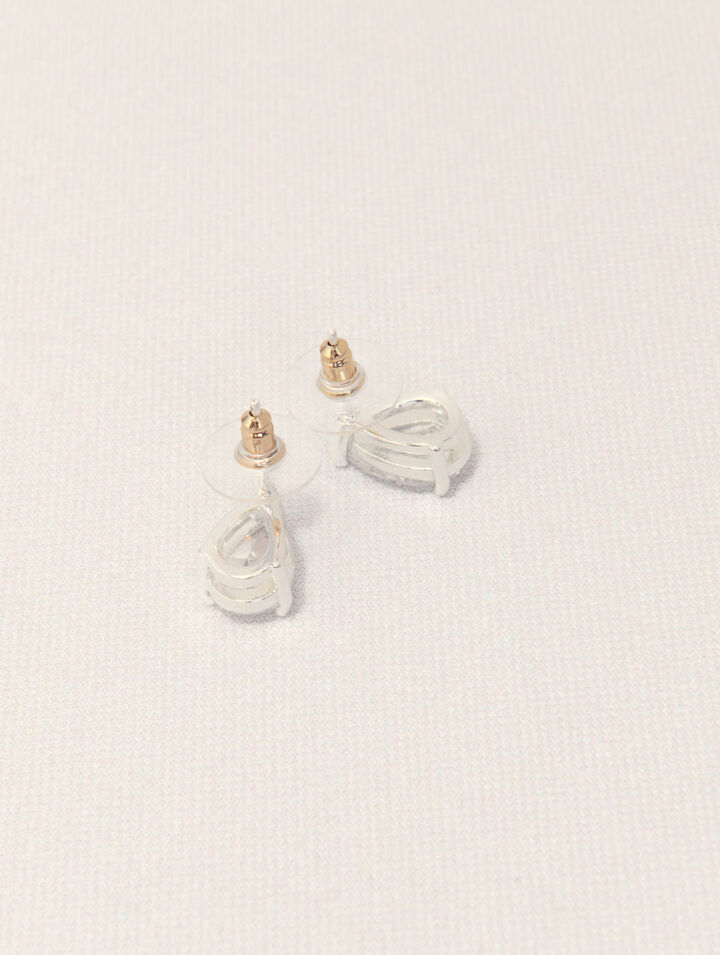 Small rhinestone earrings
