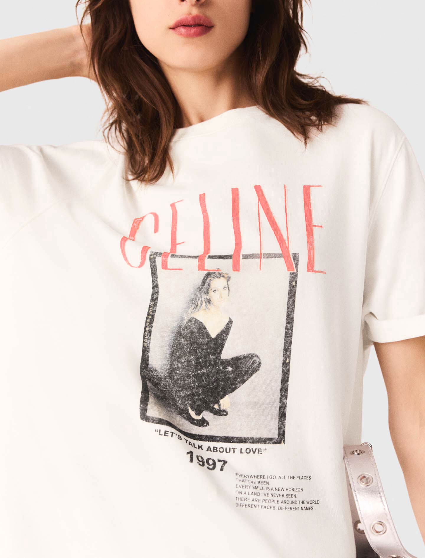 Maje x Céline Dion T-shirt White for Women | Maje