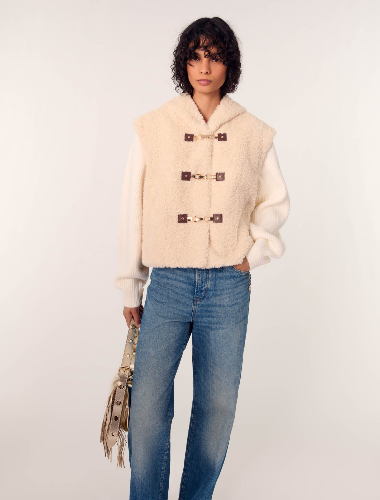 Miele - 【今期新作】bijou no collar fur jacket Miele - 【今期新作】bijou no collar fur jacketの通販 by K.AX