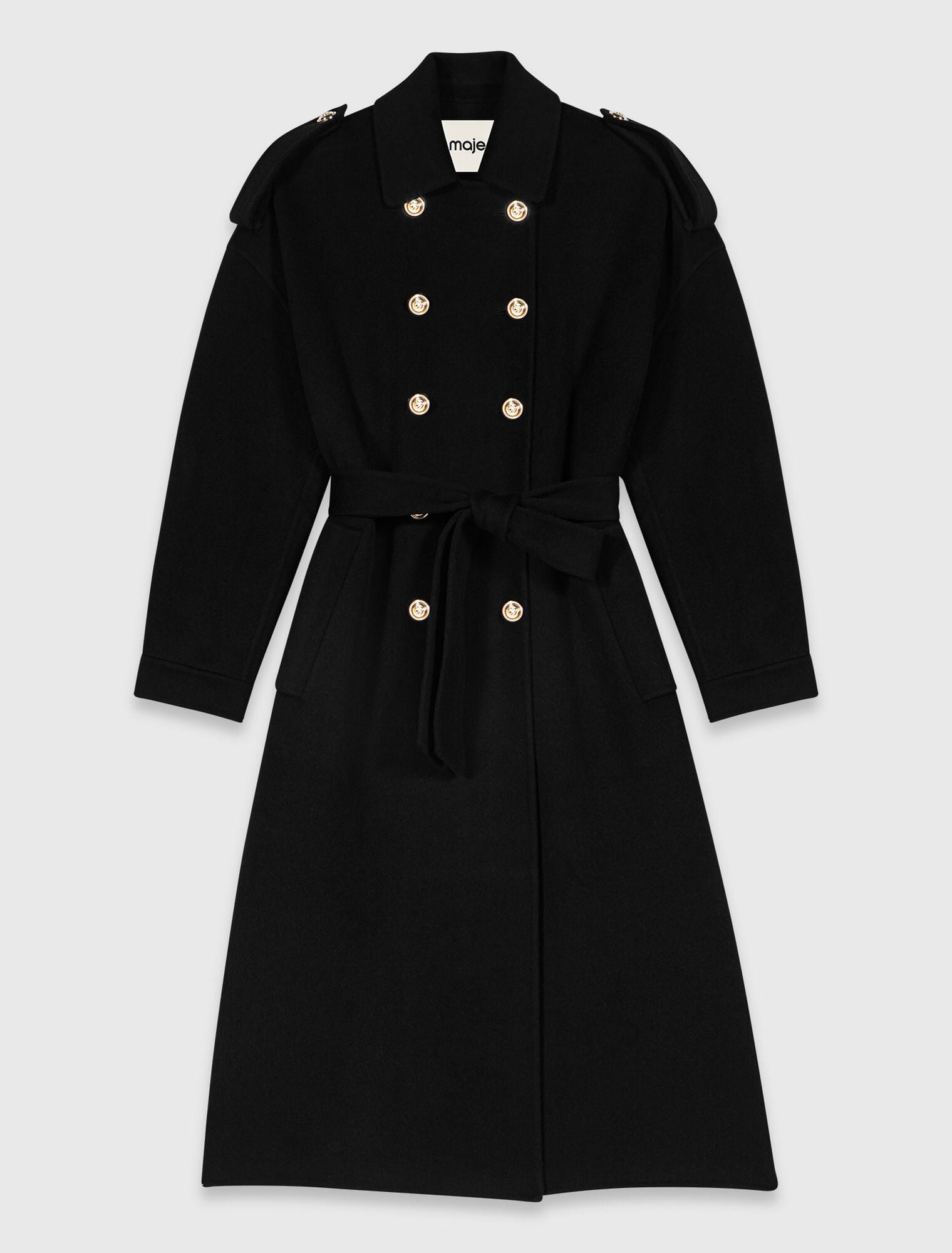 Long double-faced coat