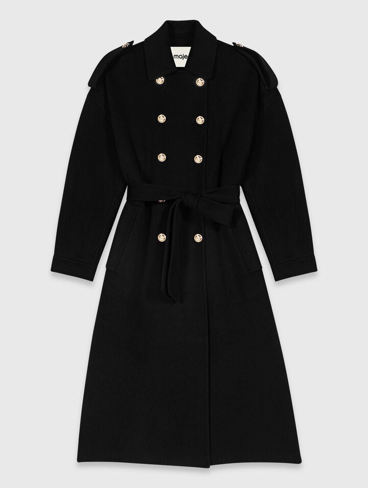 Long double-faced coat