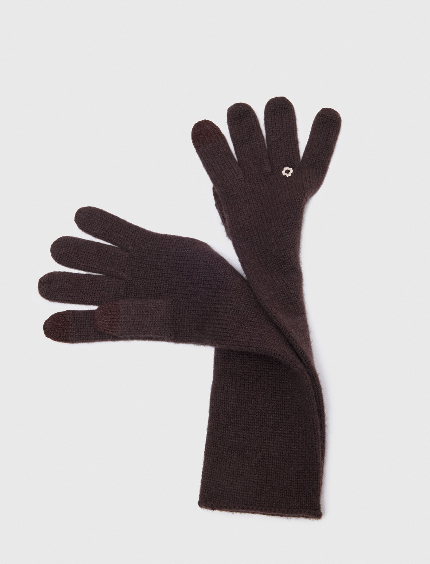 小物 OVY 100% CASHMERE GLOVES Cashmere knit women's gloves | Cashmere Merino Wool Blend | 5