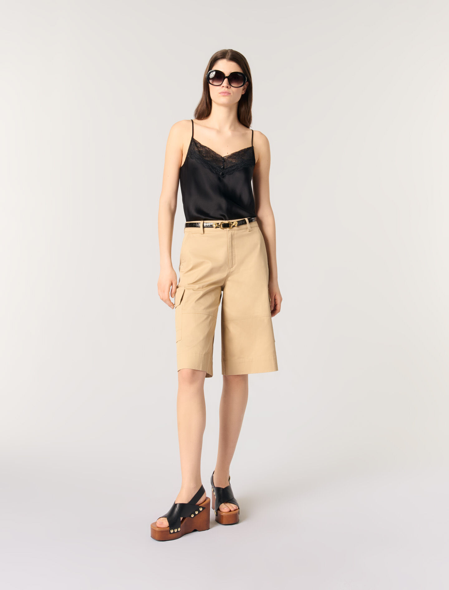 新品タグ付き　COMBINATION LACE TOP AMERI COMBINATION LACE TOP