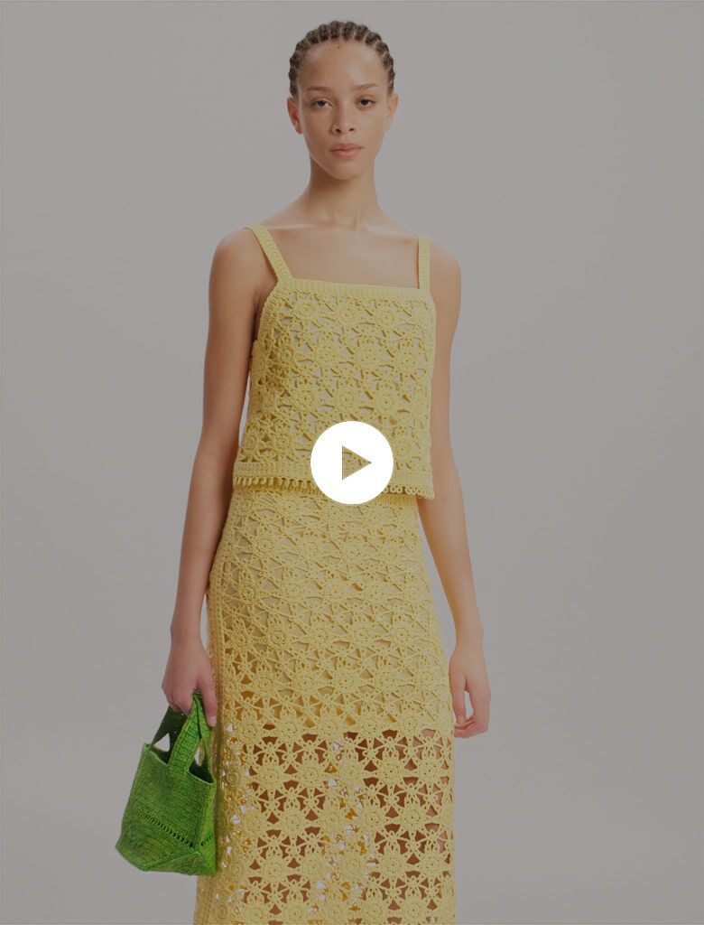 最終価格hue DAY to evening MESH KNIT SKIRT