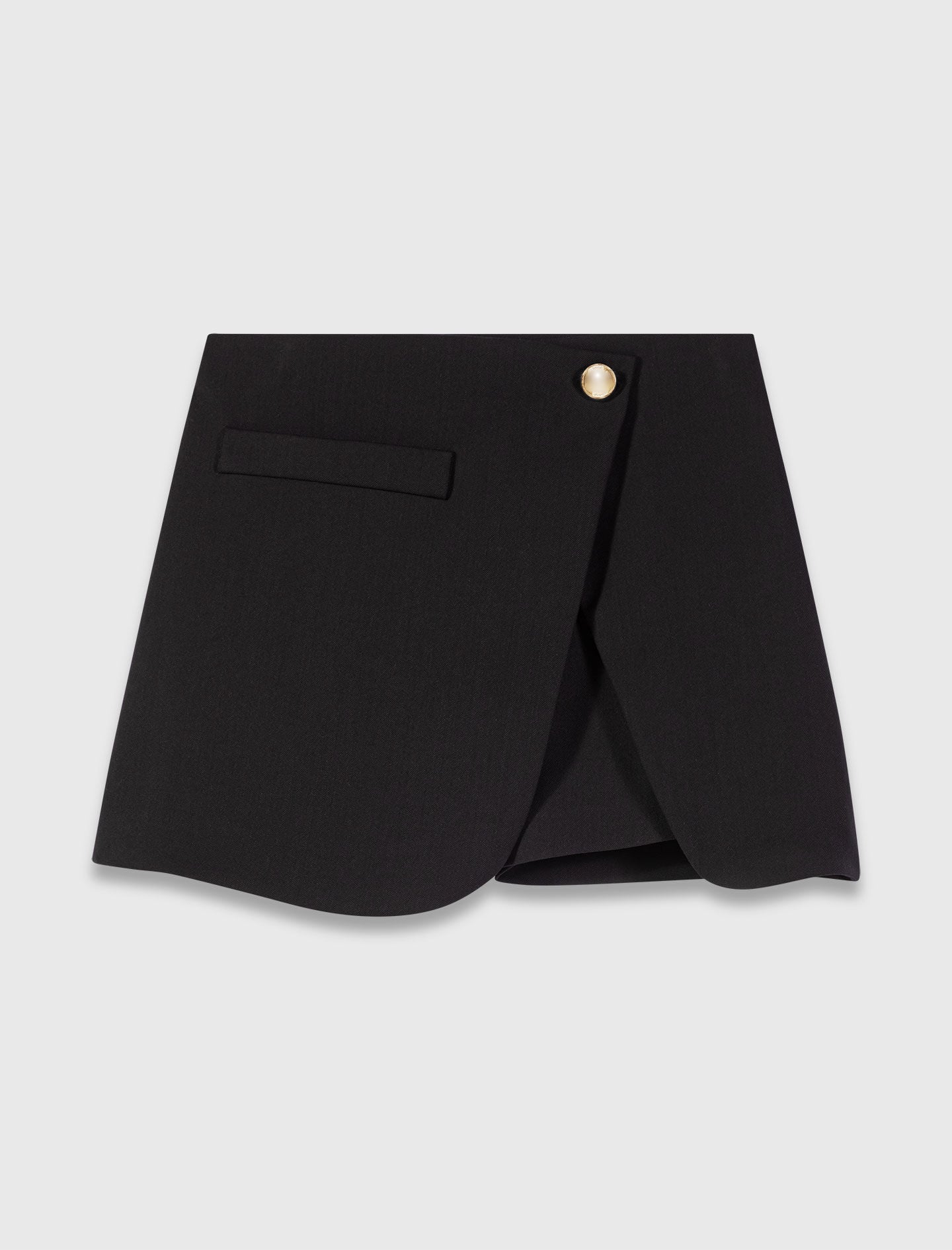 Layered-effect suit shorts 6