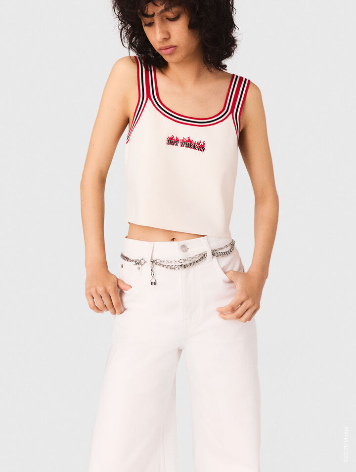 Knit crop top