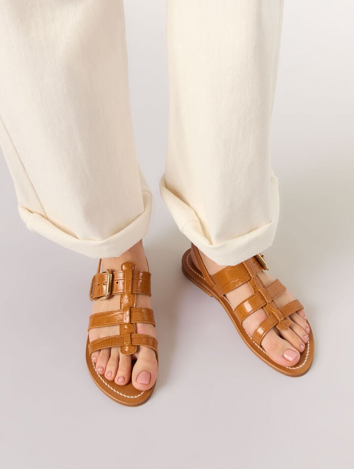 K.Jacques leather gladiators