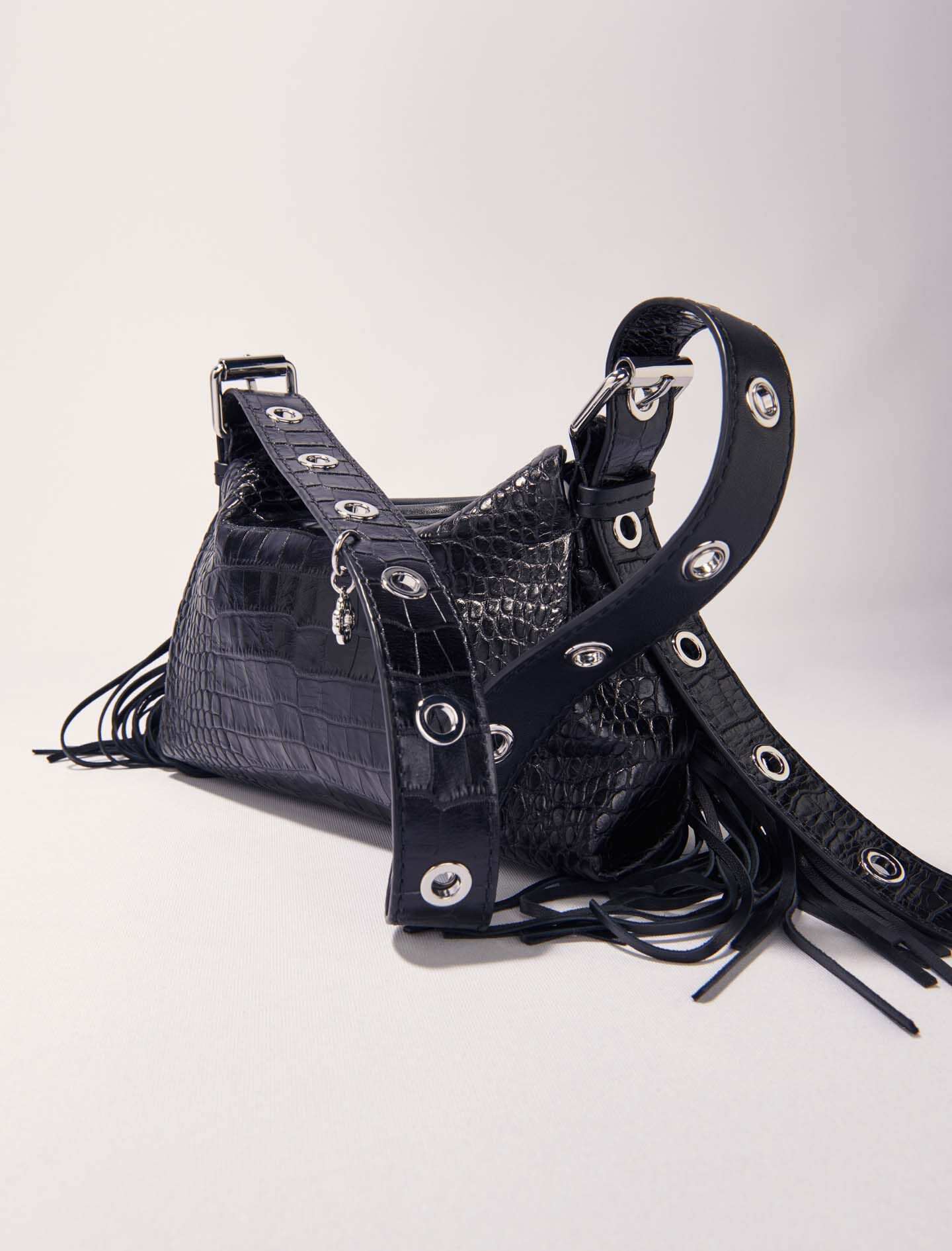 【お買得】 Miss - bag Mini M Miss leather Crackled M Maje | Mini 書