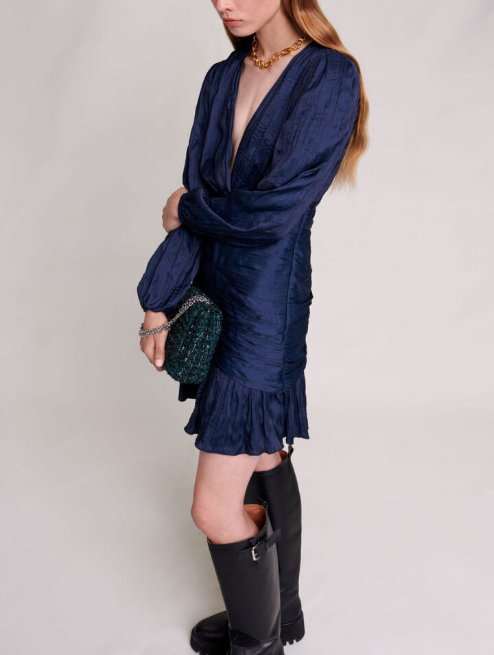 Short draped dress