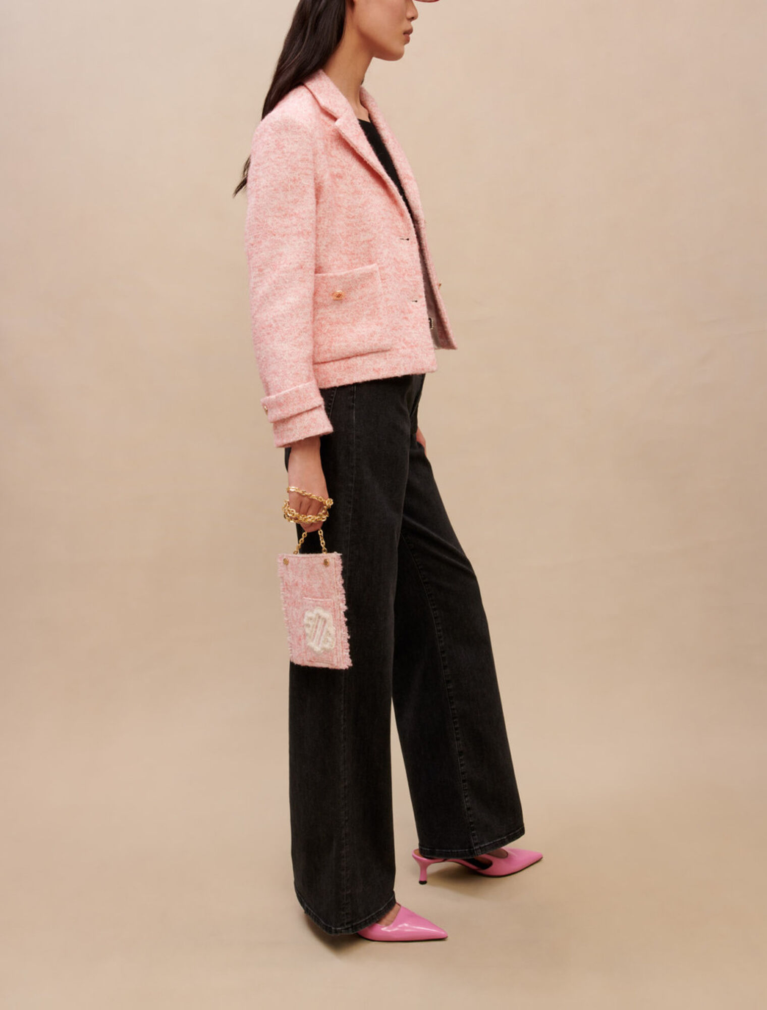 Pink tailored jacket