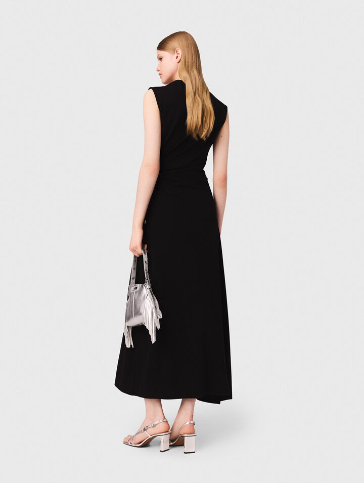 Cutout waist maxi dress