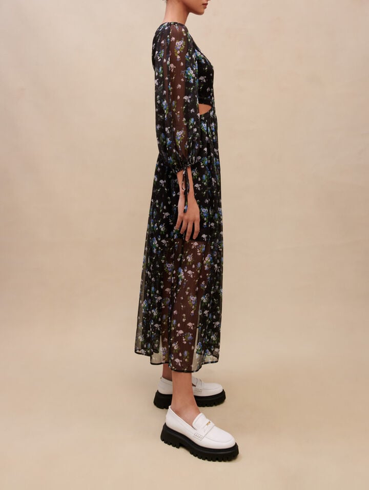Long cut-out dress