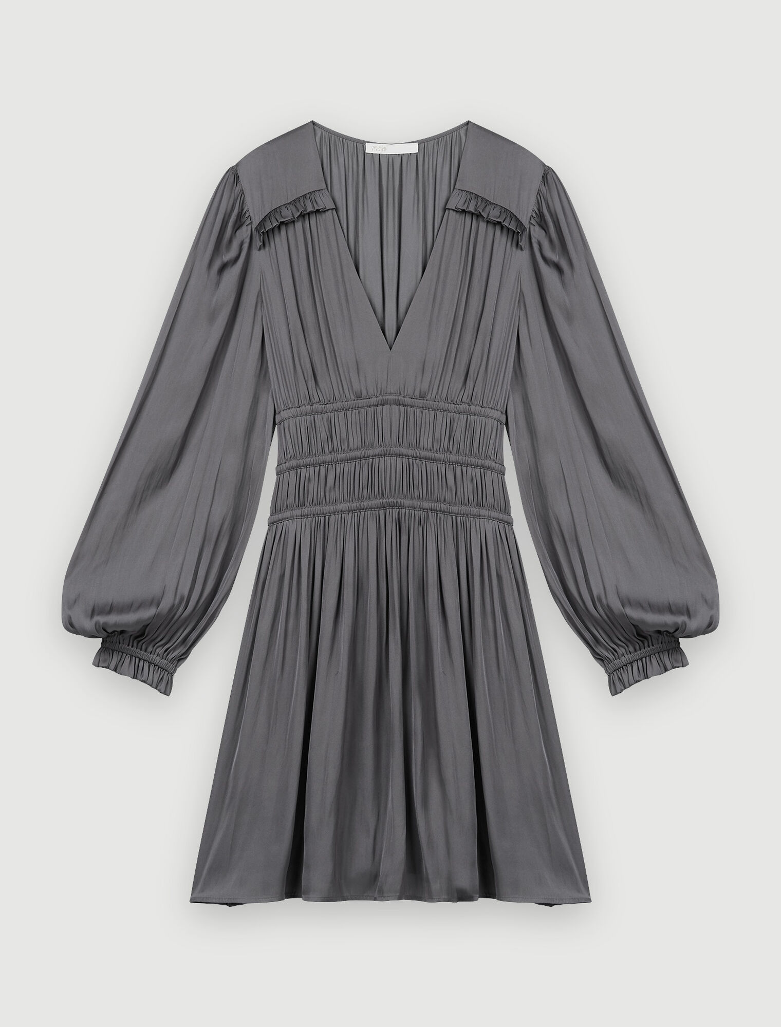 Short satin dress