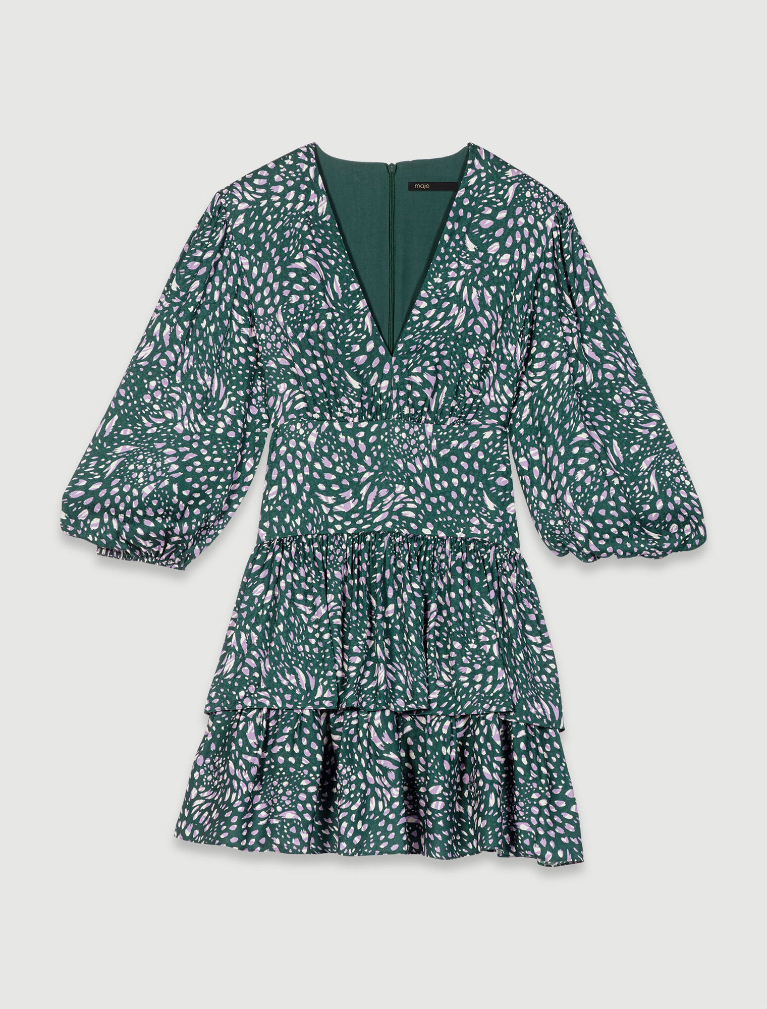Printed short dress