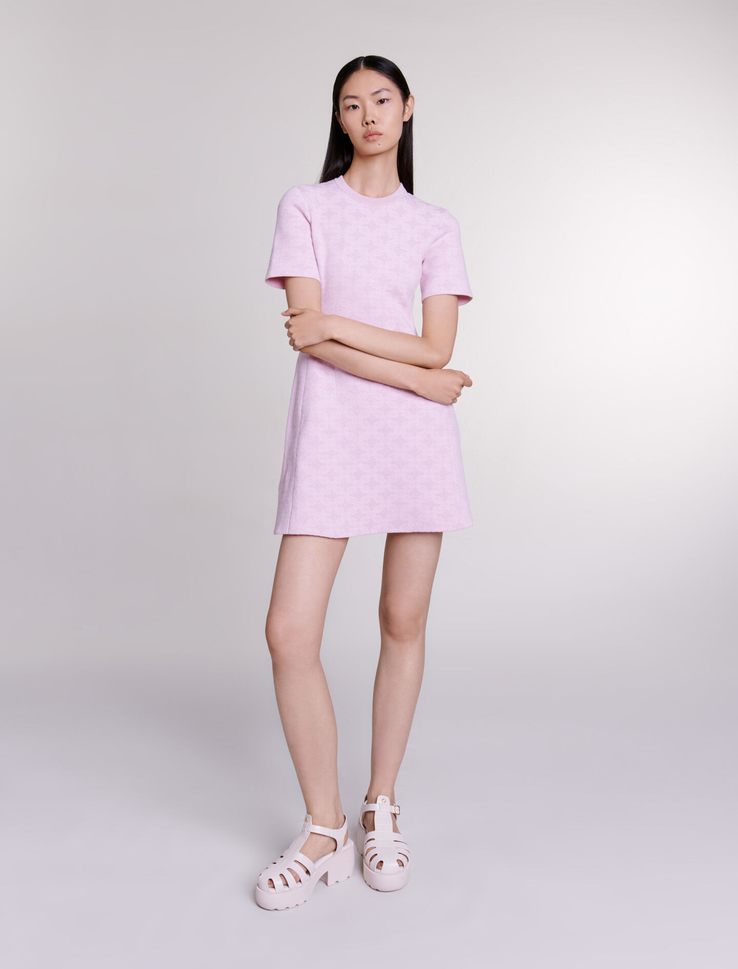 Maje jacquard dress online