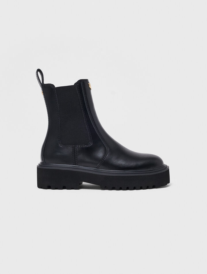 Leather Chelsea boots