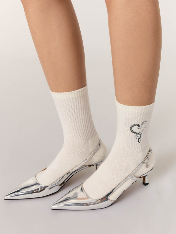 Rhinestone socks