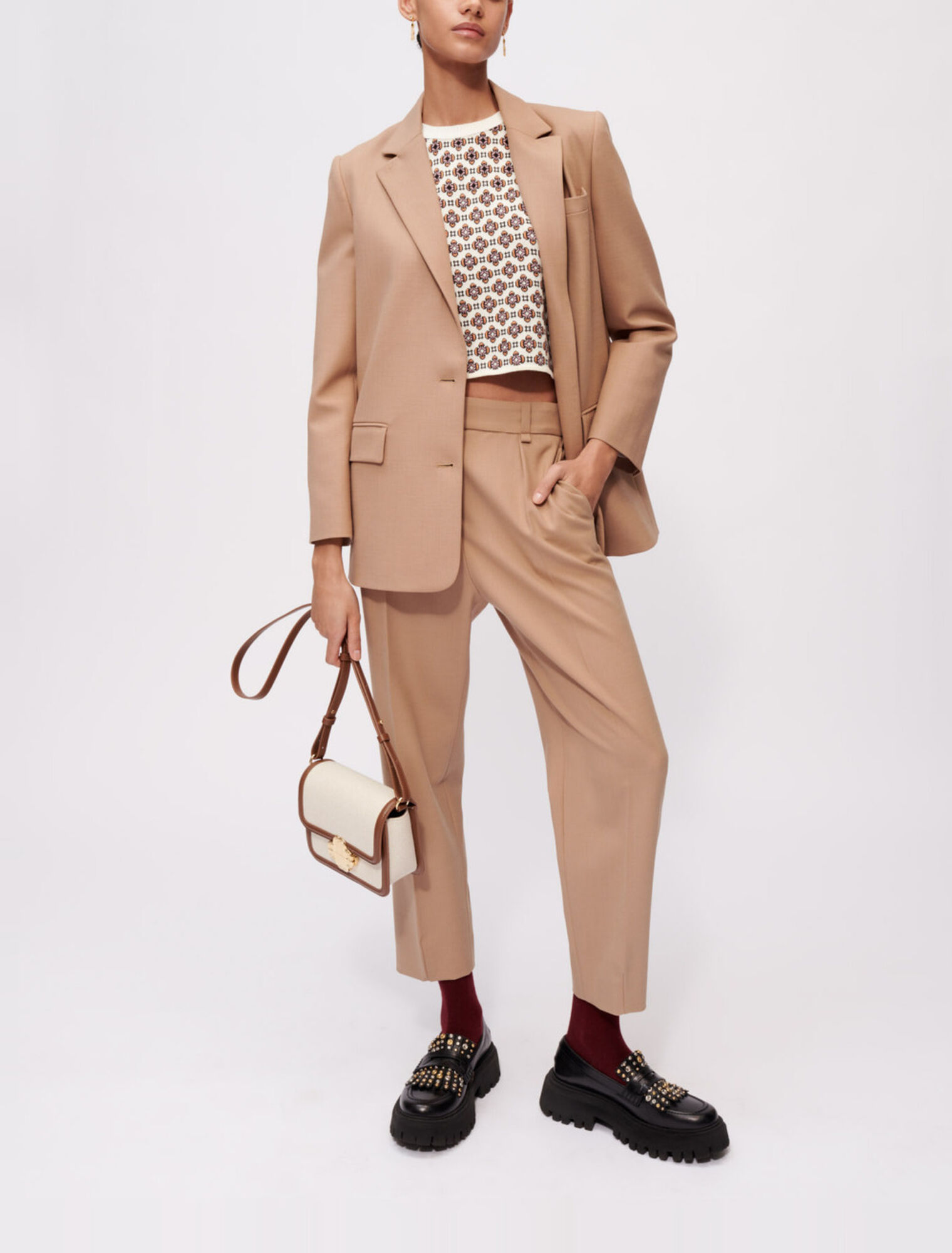 Straight tailored jacket