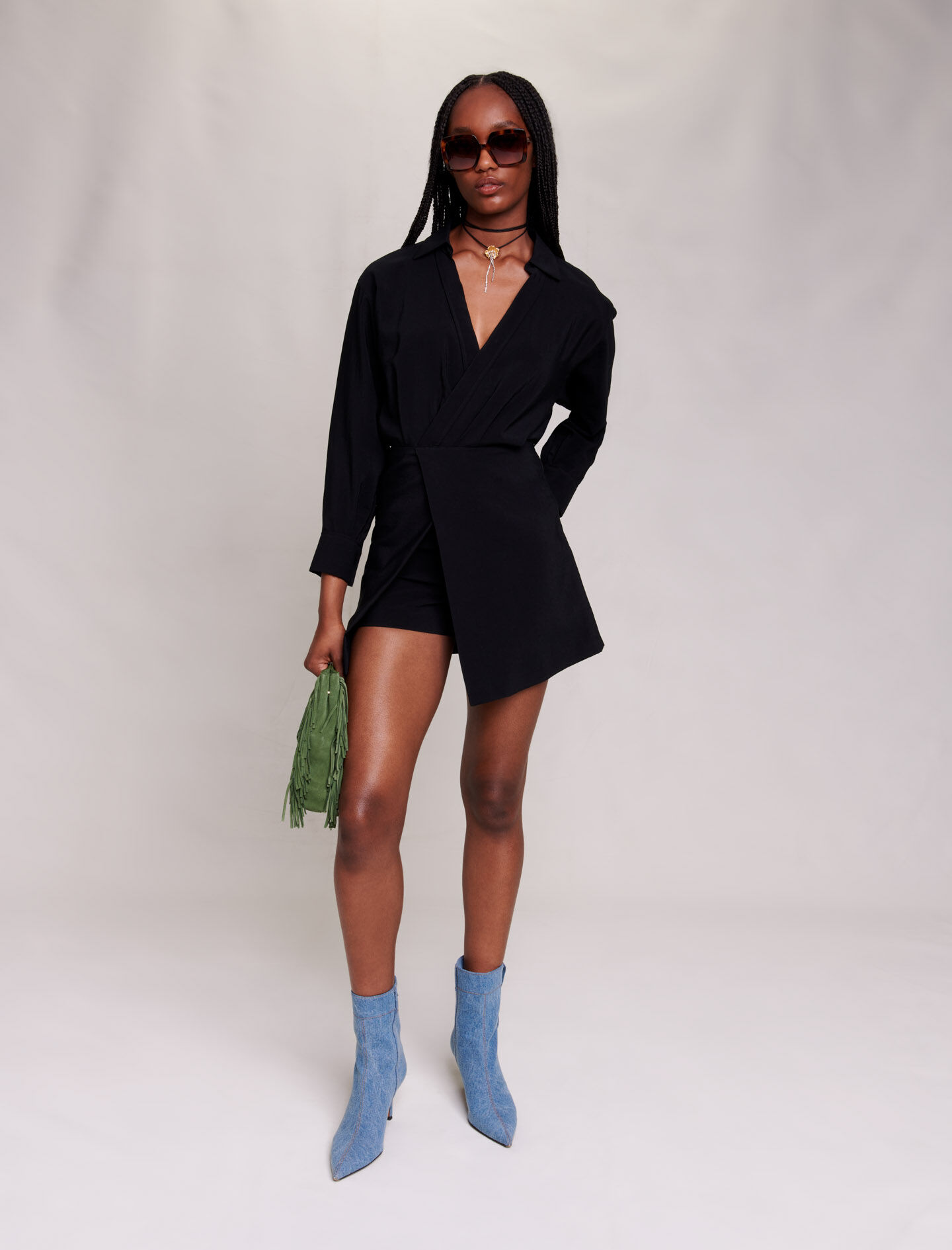 Straight fit playsuit
