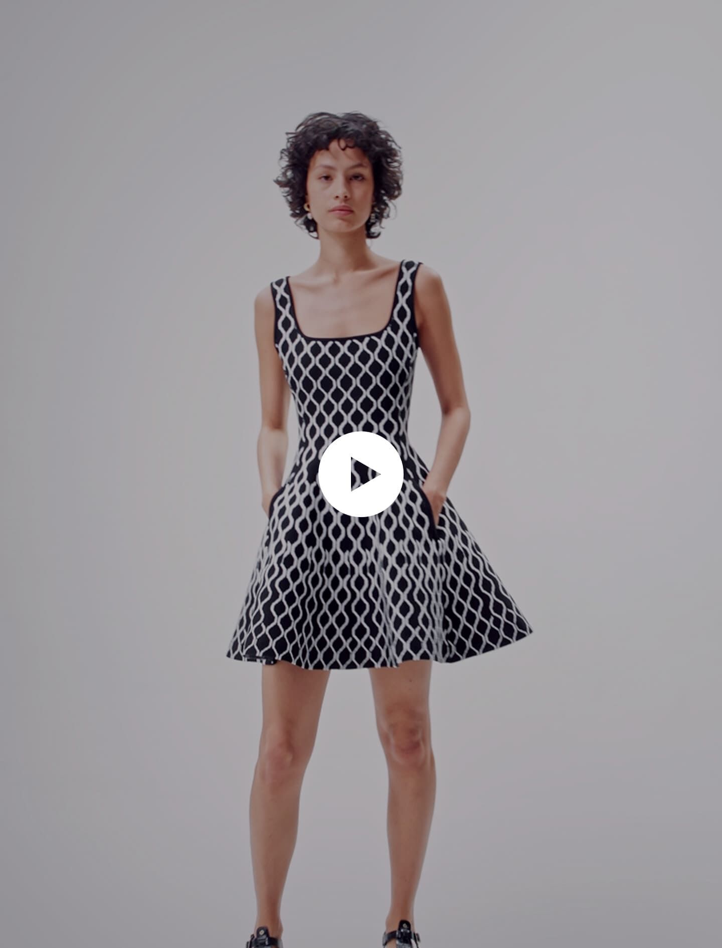 Maje black white dress new arrivals