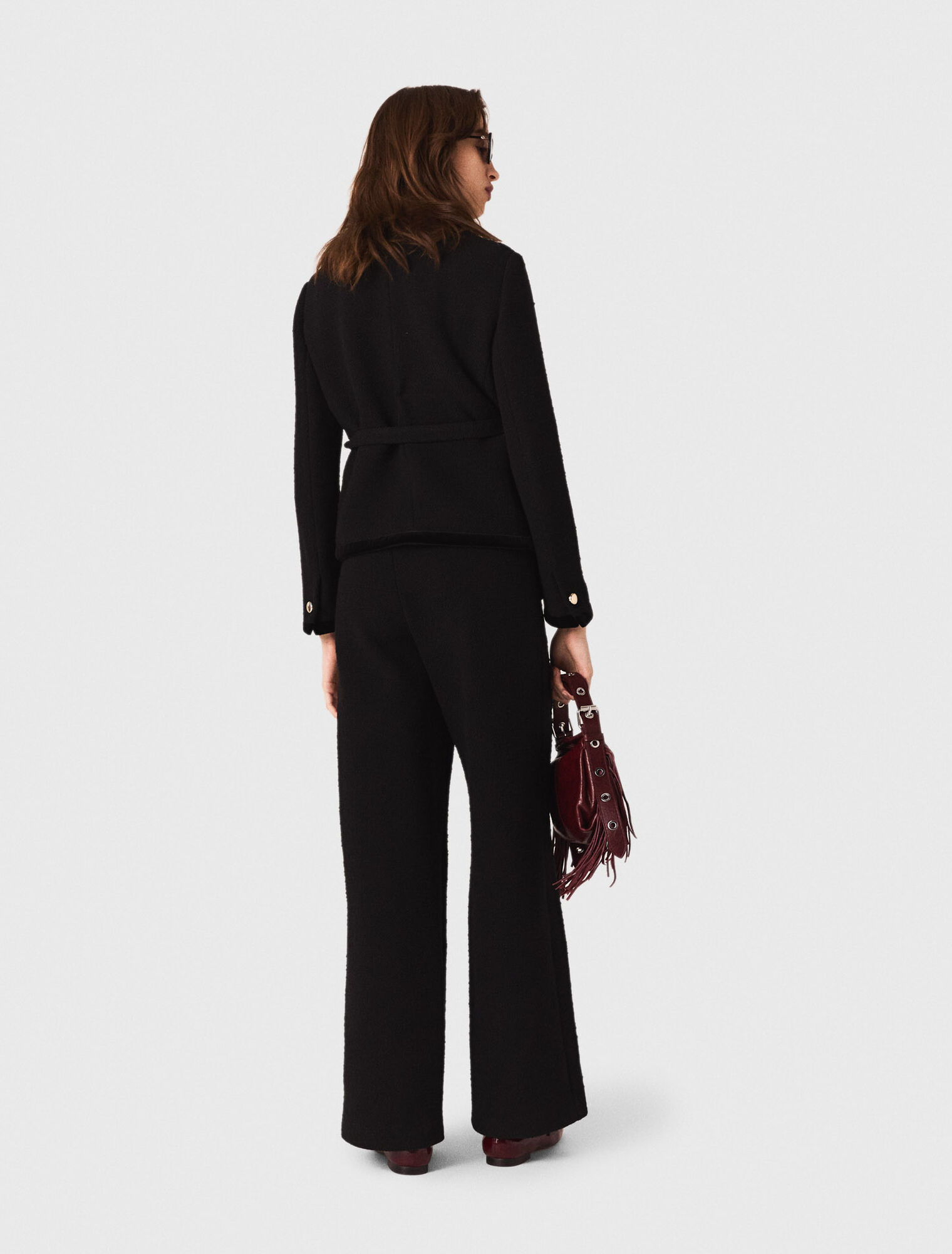Long tweed jacket