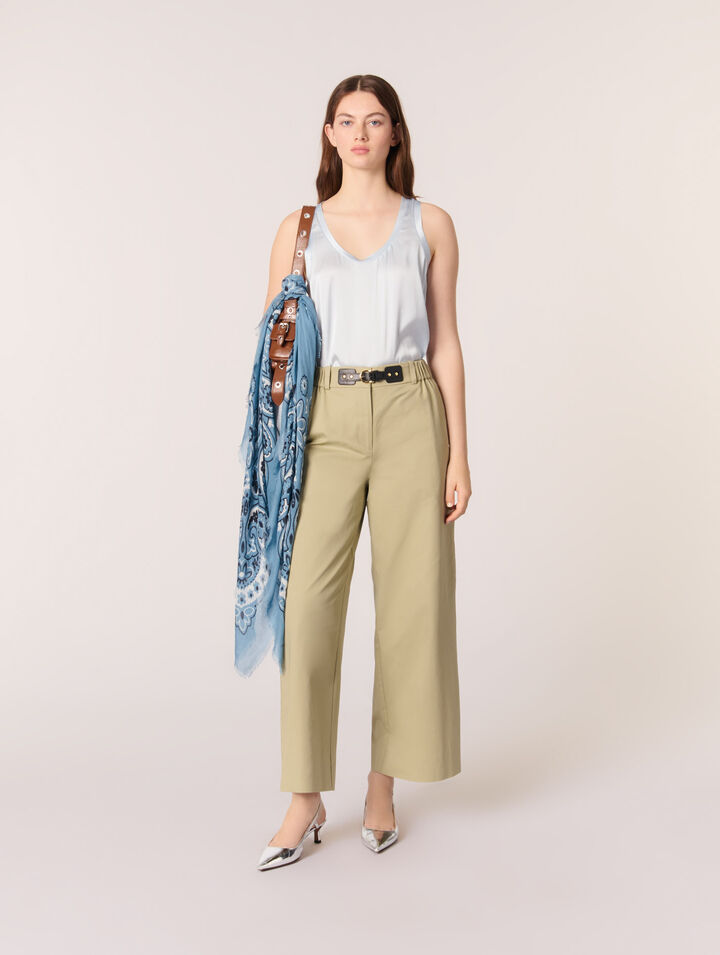 Silk vest top