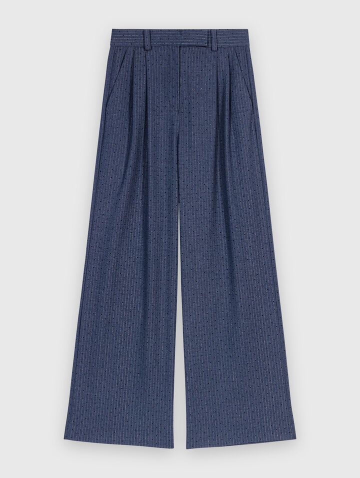 Rhinestone suit trousers