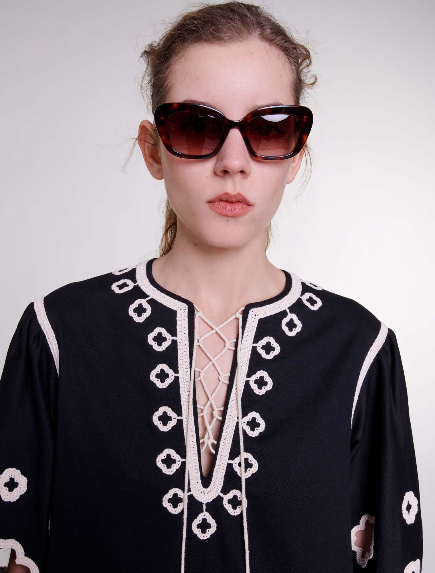 Acetate cat-eye glasses