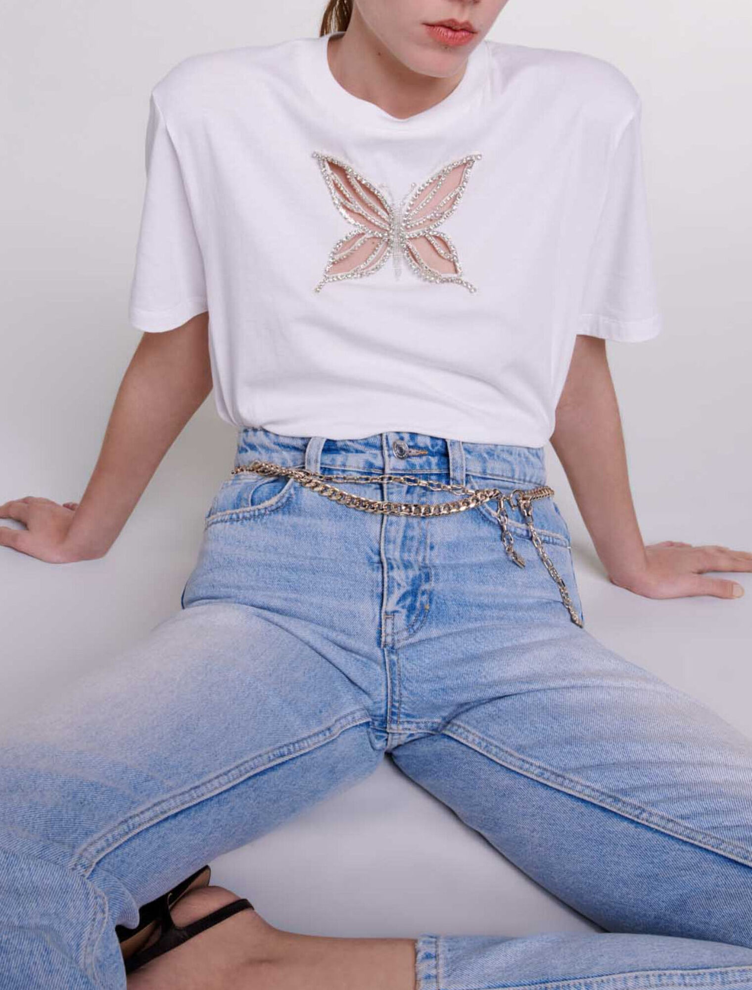 Rhinestone T-shirt