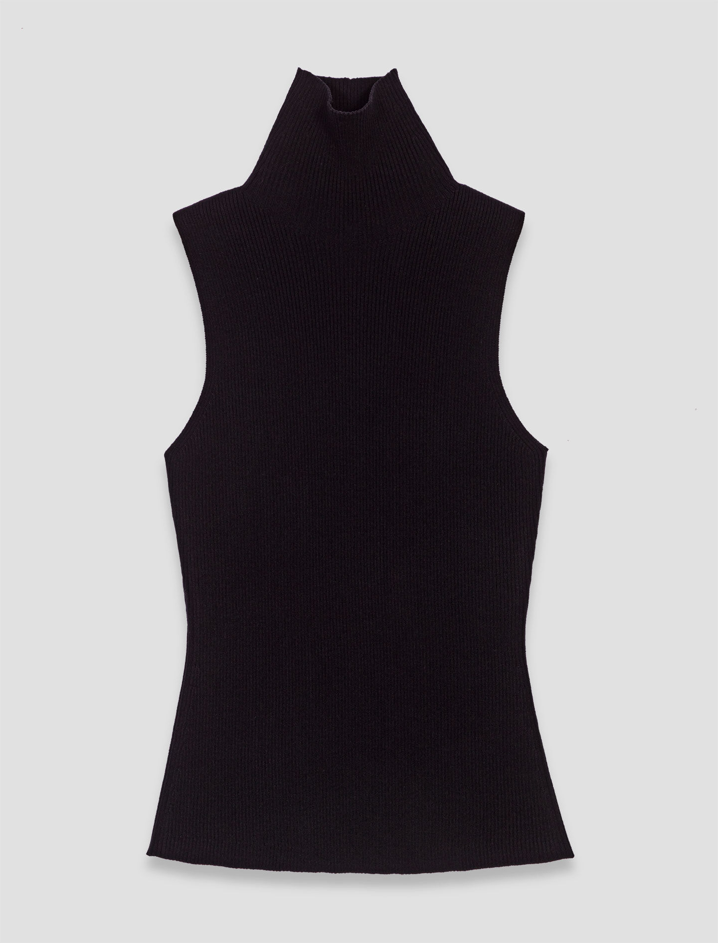 まや Sleeveless knit top Black / Gray for Women | Maje