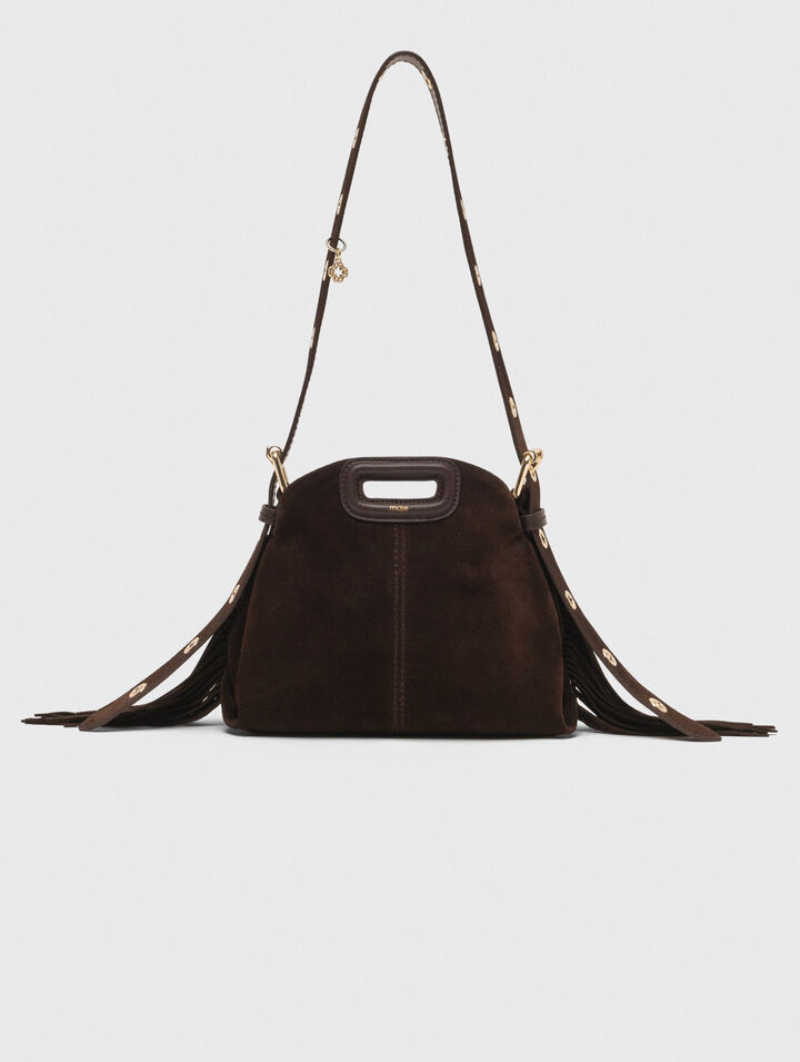 Suede leather Miss M Mini bag
