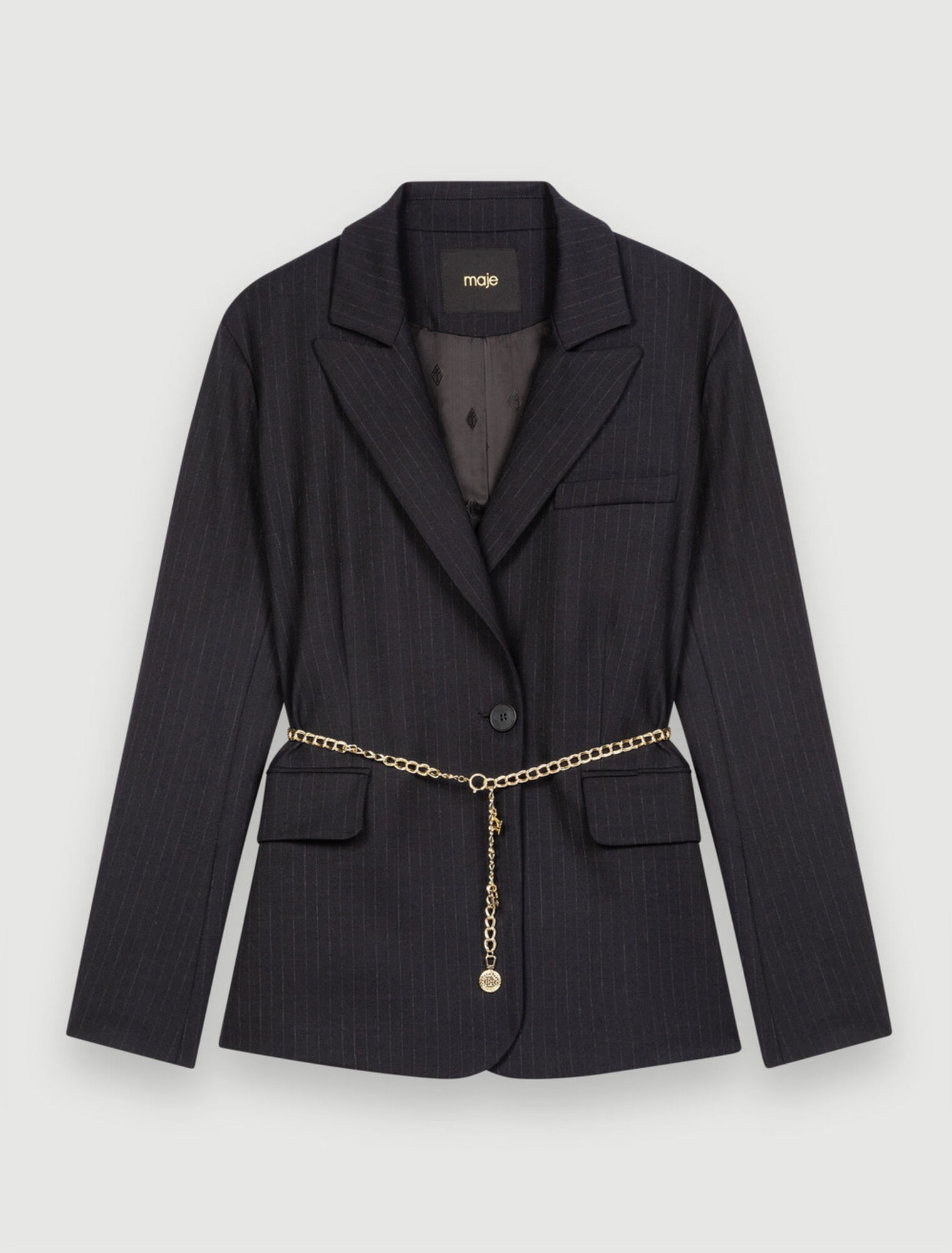 Tennis stripe suit jacket