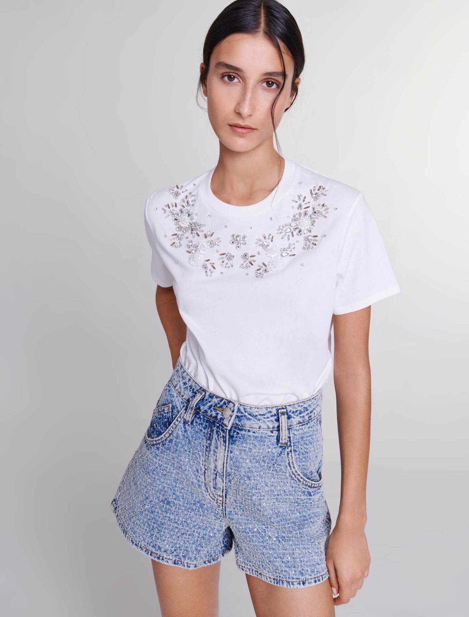 Rhinestone T-shirt