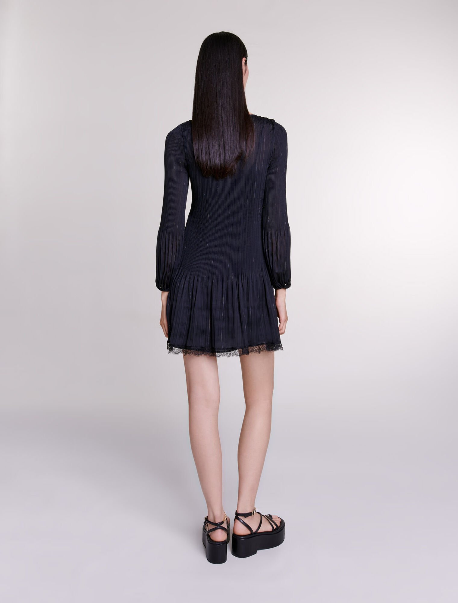 Short pleated dress