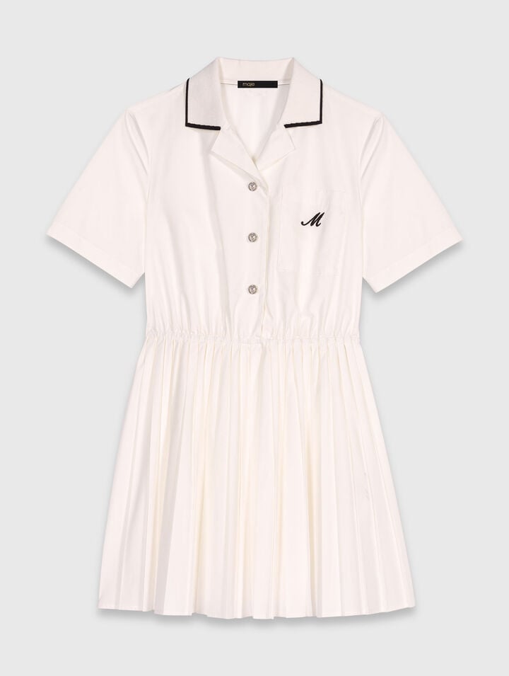 Short-sleeve shirt dress