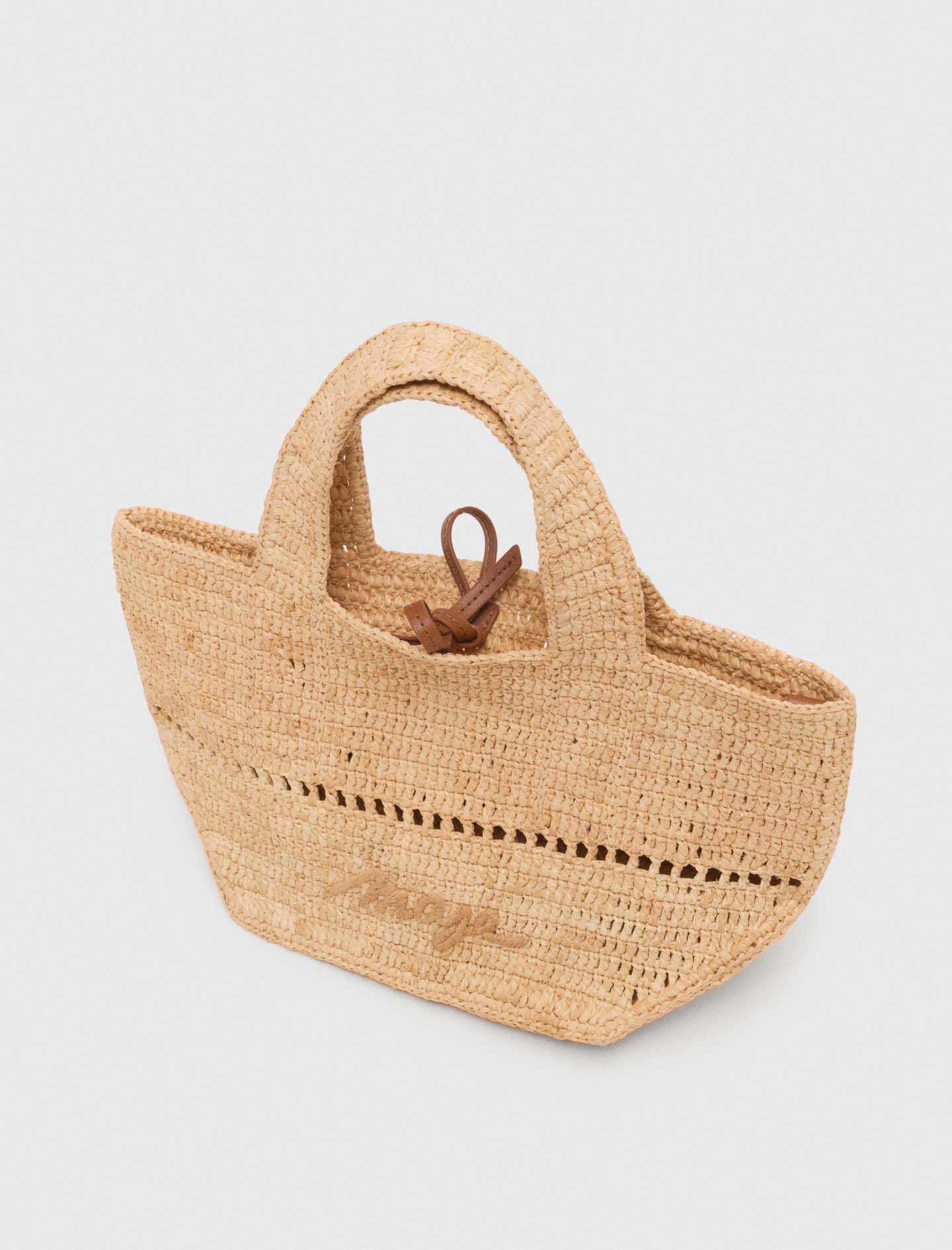 Natural raffia mini tote Natural for Women | Maje