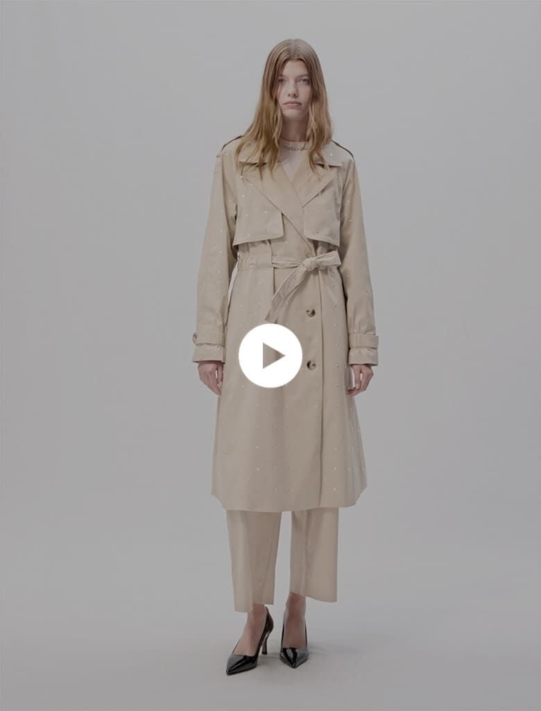 Maje trench coat shop