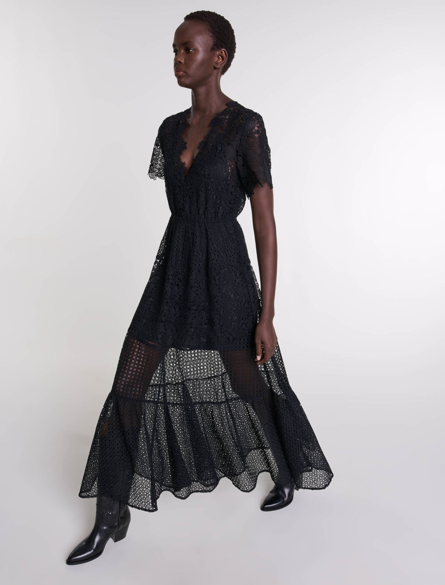 Lace maxi dress