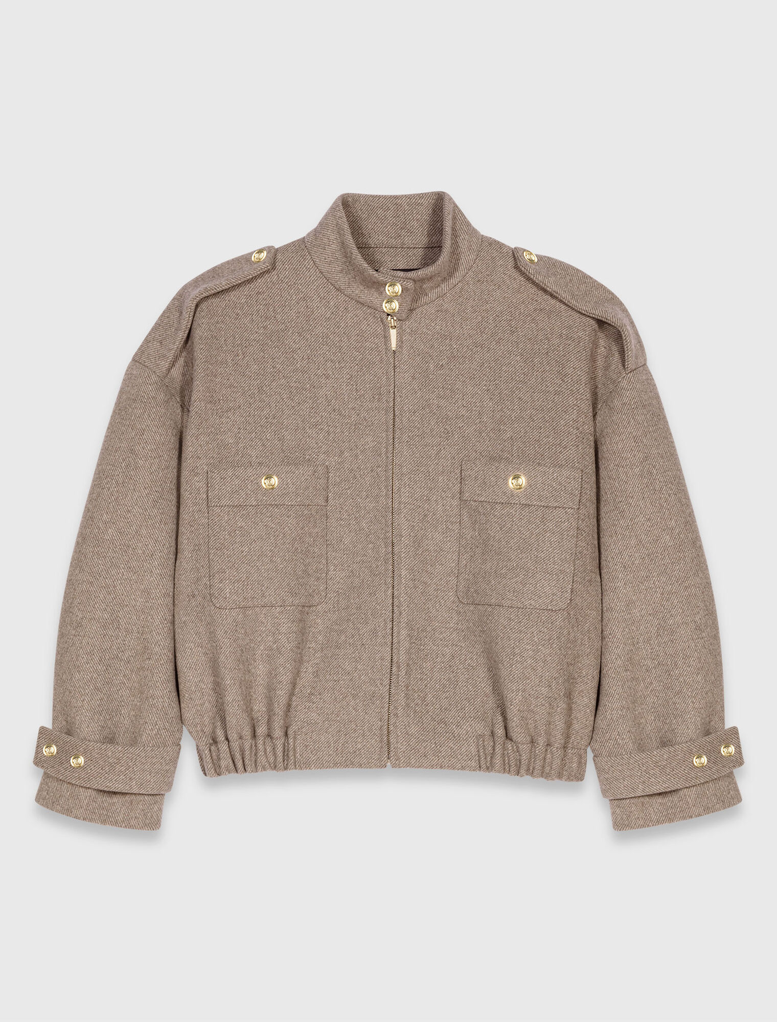 Mixed wool jacket