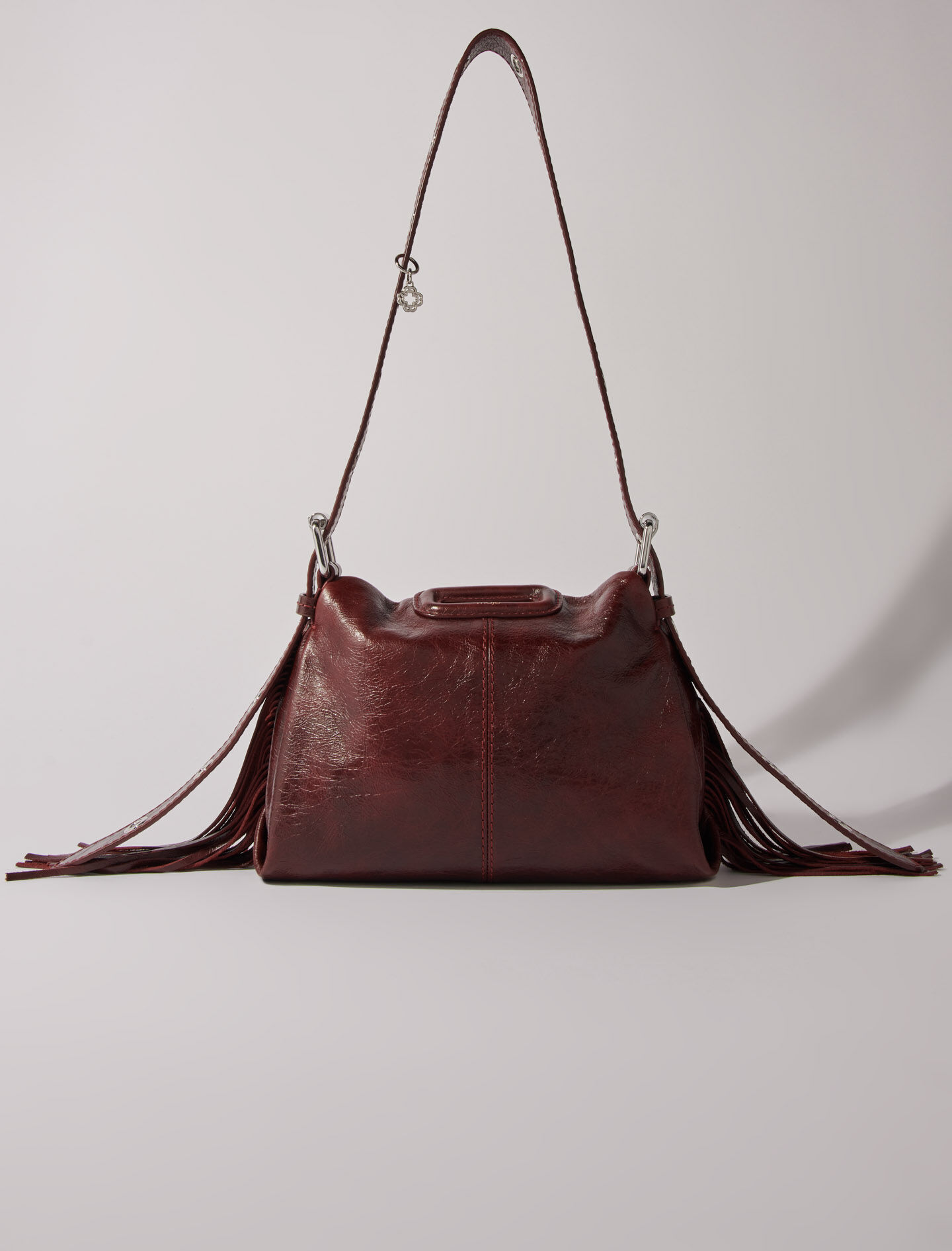 Crackled leather Miss M Mini bag Miss M Mini Maje