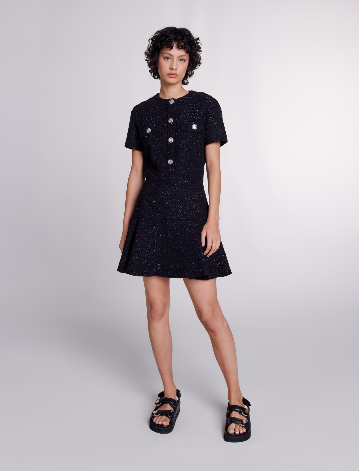 Short tweed dress Short dresses Maje