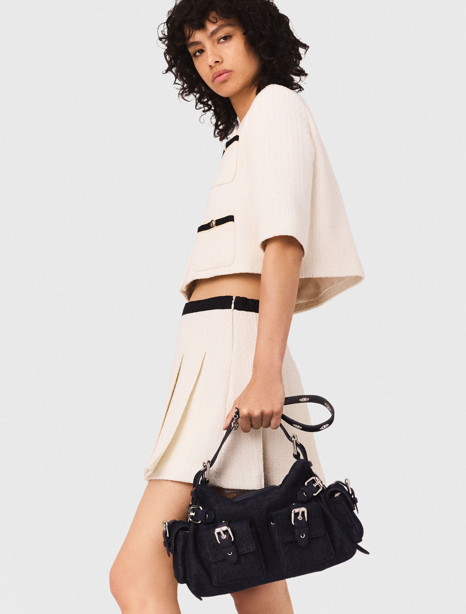 Tweed skort