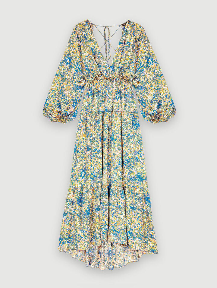 Printed maxi dress
