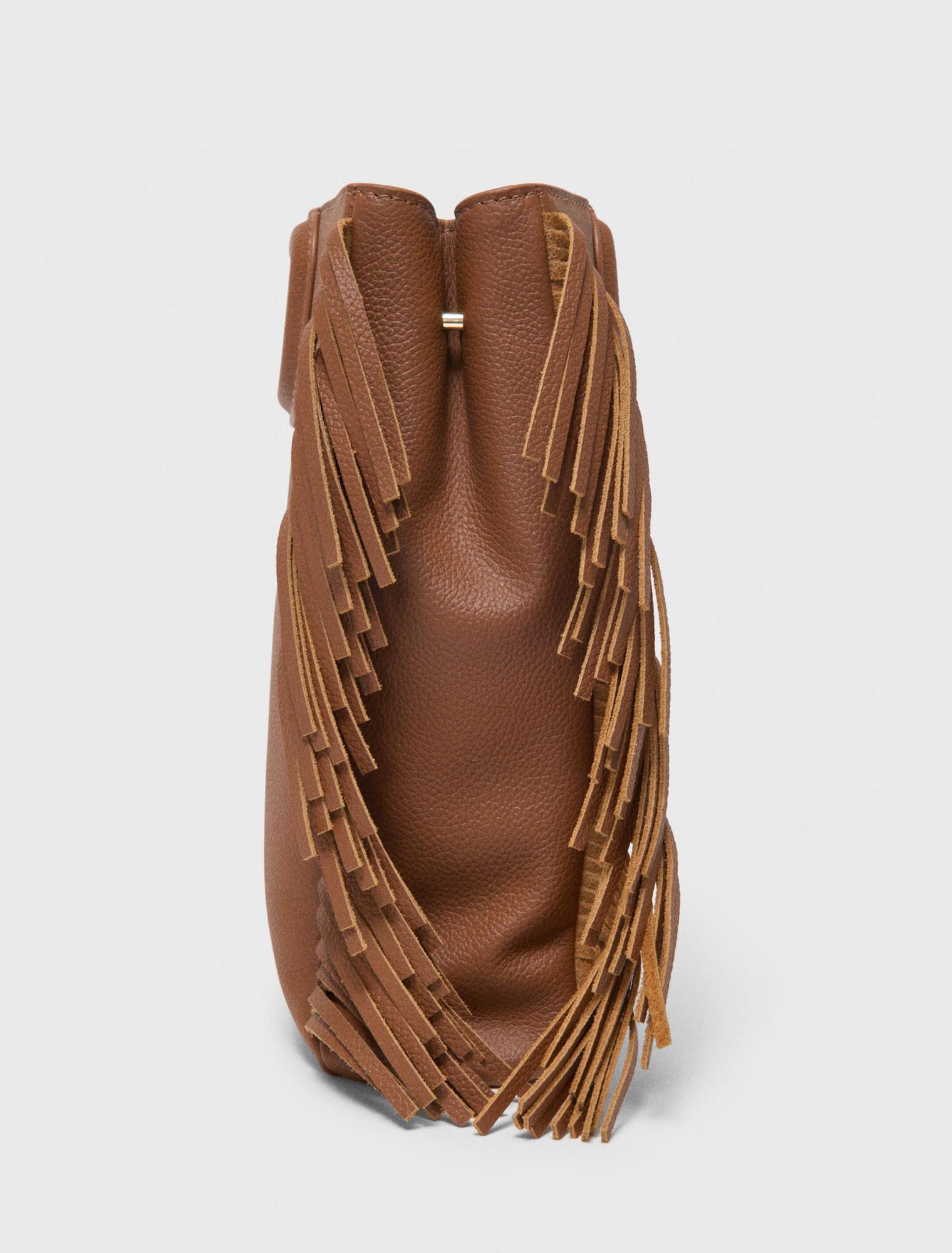 Grained leather M bag