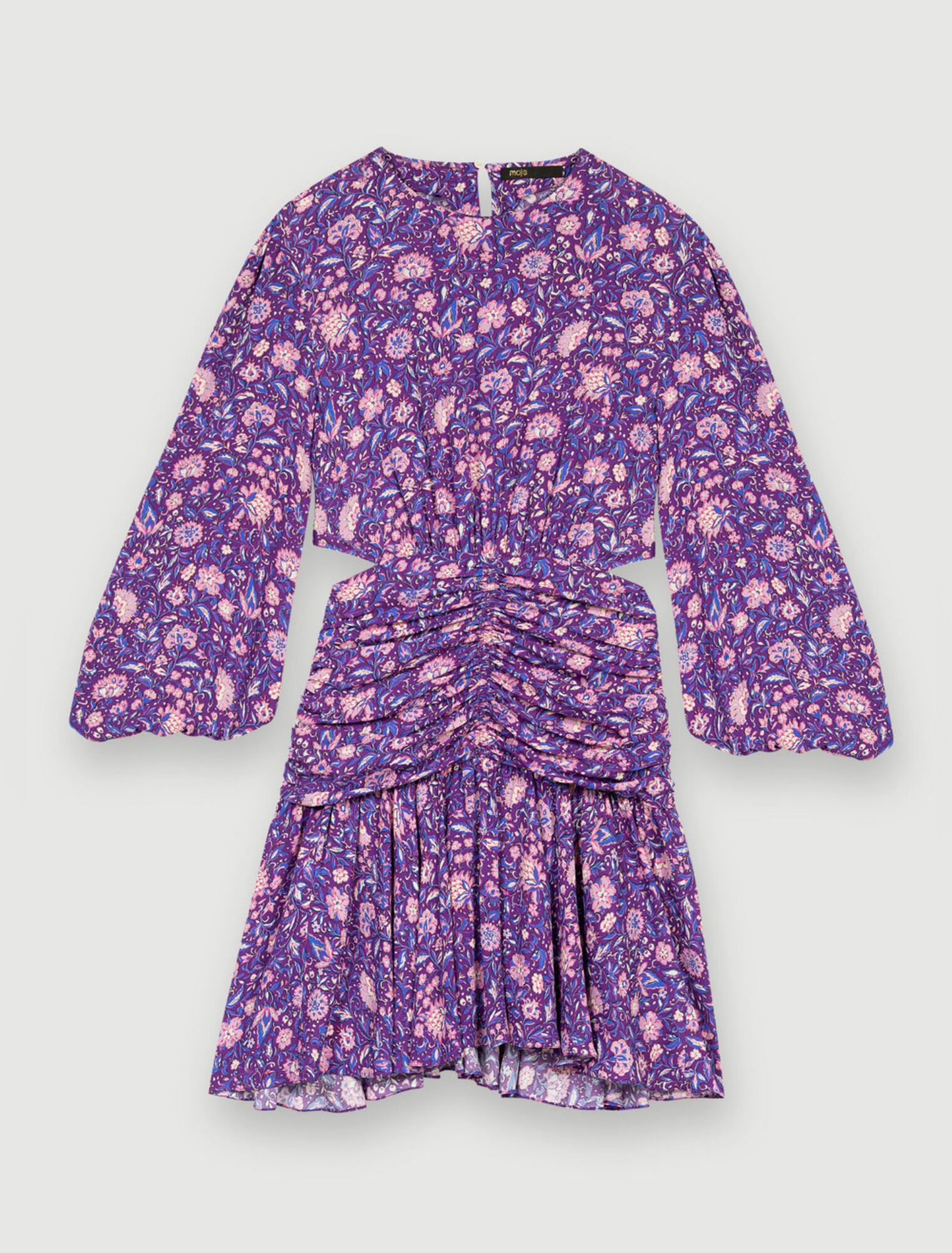Dahlia printed viscose dress