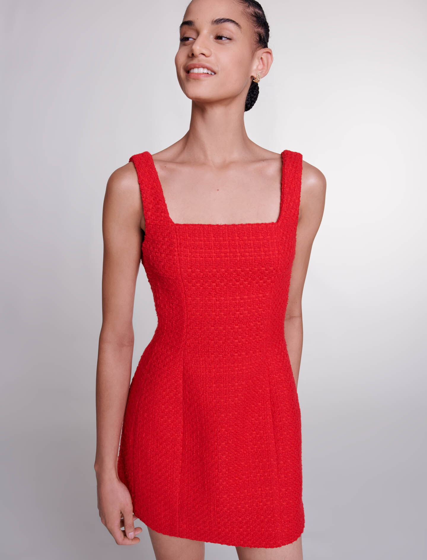 Short tweed dress Dresses Maje