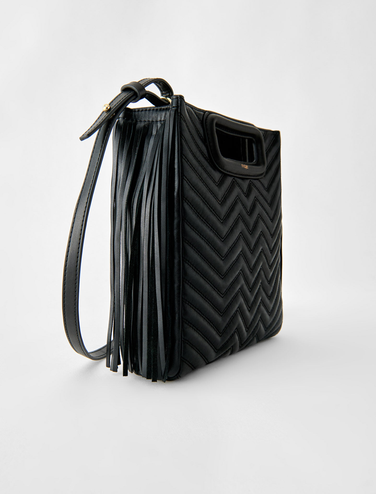 Sac M a franges matelasse M bags Maje