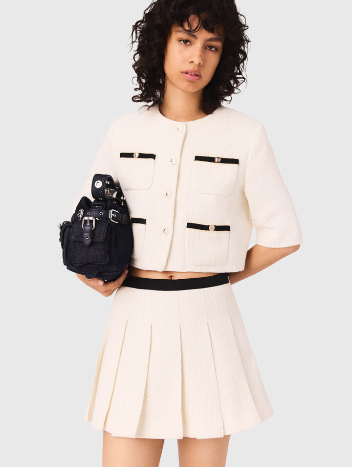 Tweed skort