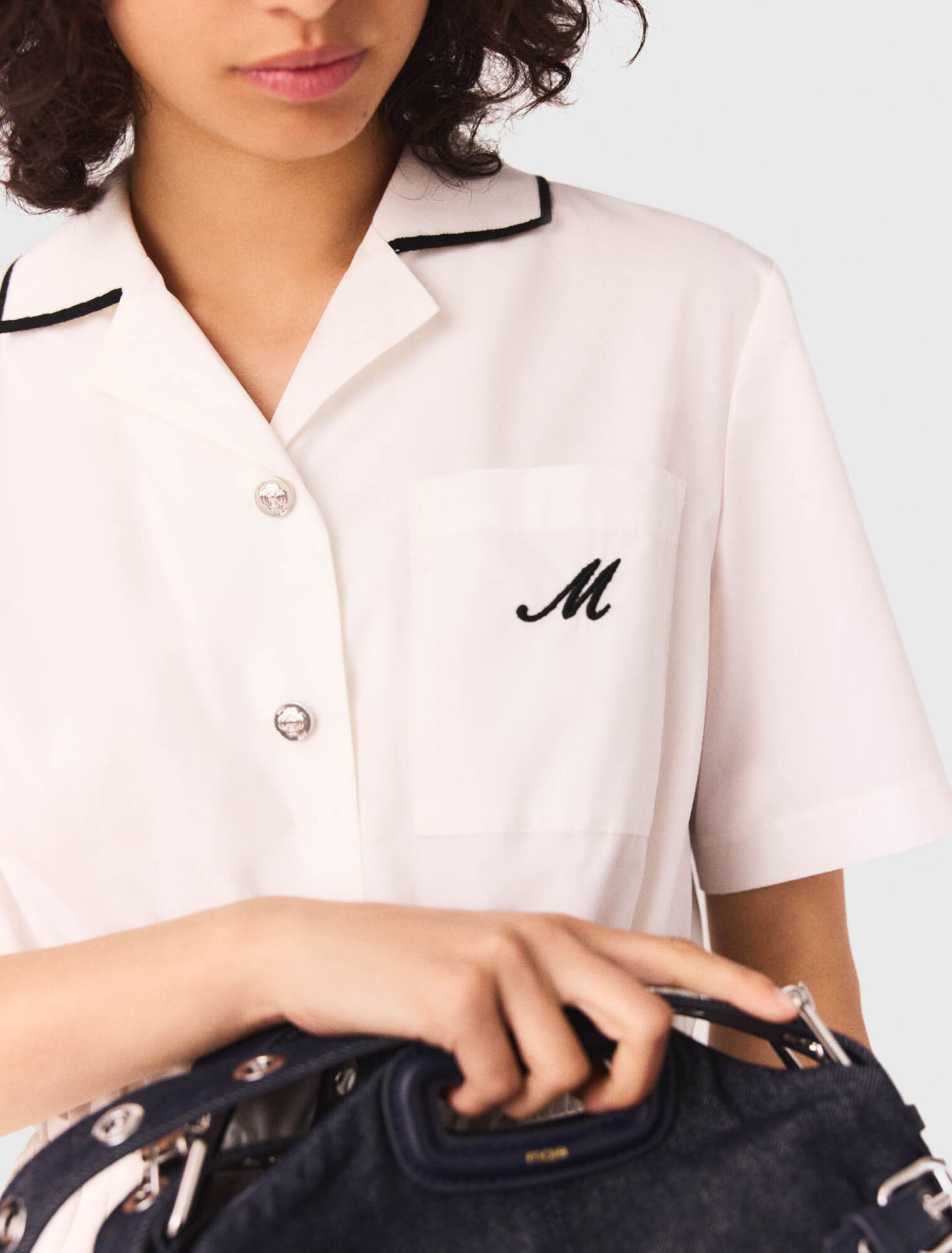 Short-sleeve shirt dress